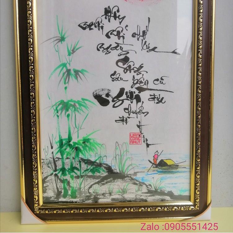 Quà tặng Thầy cô 20/11.Thư pháp TRI ÂN THẦY CÔ,Quà tặng sinh nhật thầy cô. Quà tết Thầy cô. Quà 8/3
