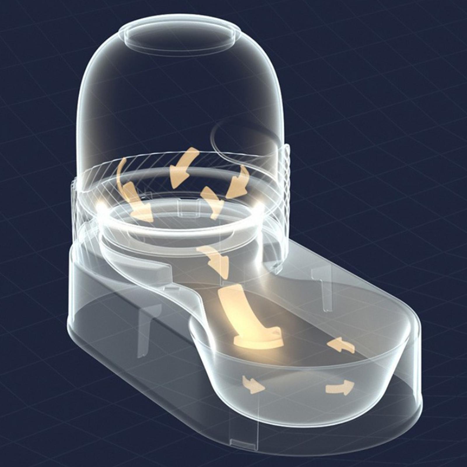 AUTOMATIC PETS FOOD DISPENSER DOG CAT FEEDER WATERER  BOWL DRINKING