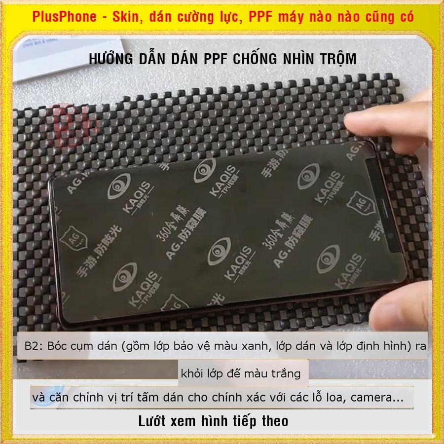 Dán dẻo PPF chống nhìn trộm cho Samsung Note 10, Note 10 Plus