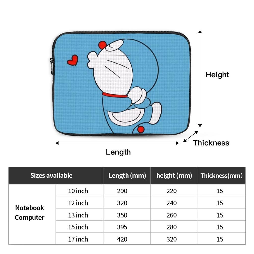 Túi Đựng Laptop Chống Sốc Chống Thấm Nước Hình Doraemon