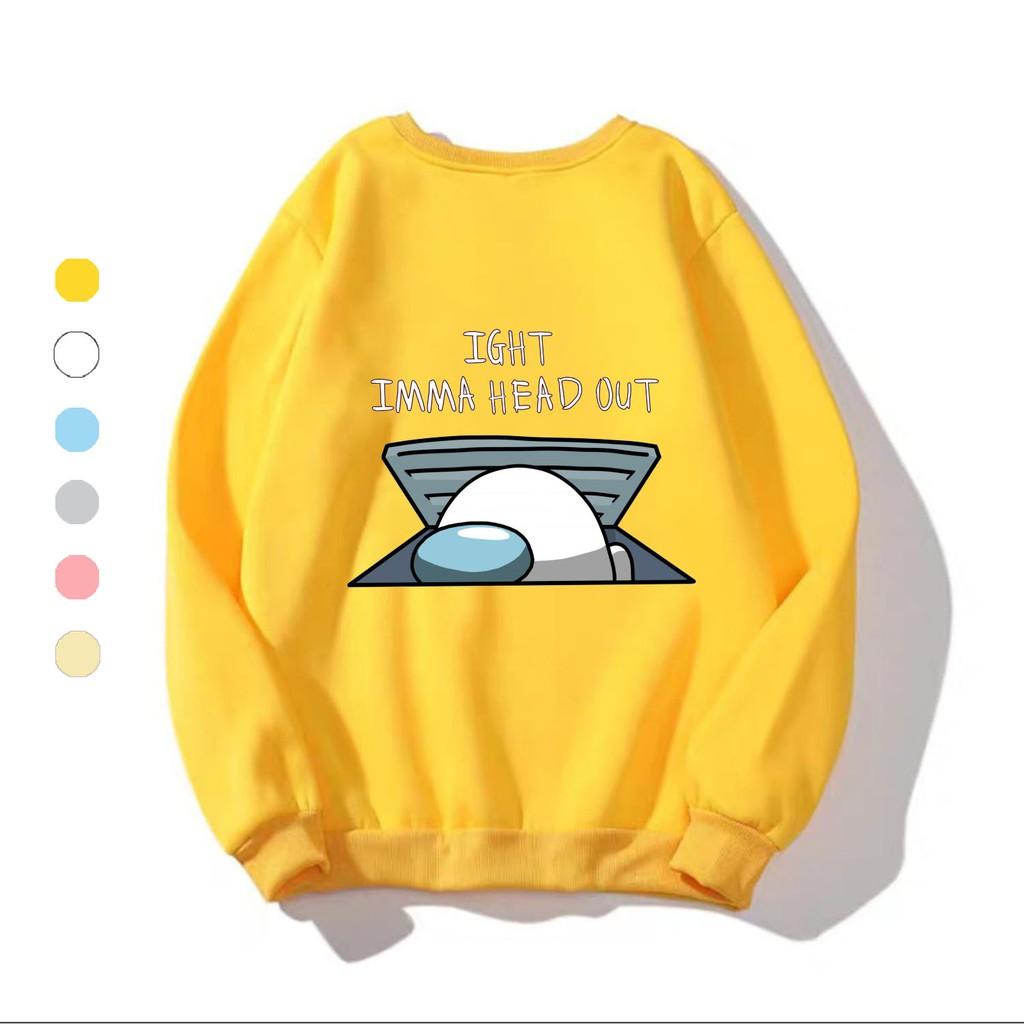 Áo Sweater nam nữ chui đầu in hình Among Us độc đáo, giữ ấm tốt - DS81