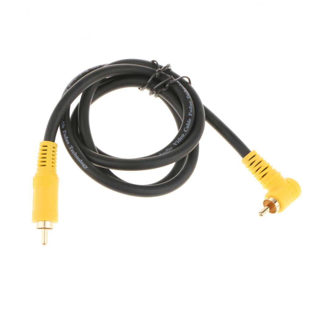 Cable Adapter RCA Male To Male Digital Audio Coaxial Cable Converter Gold Plated For Mp3 Monitor Computer