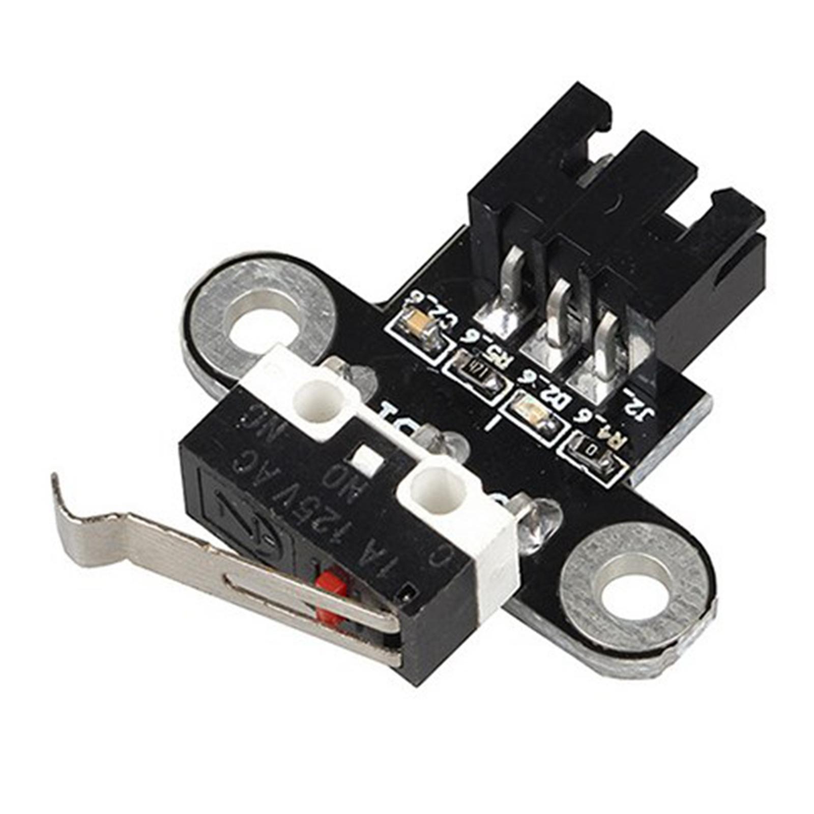 Mechanical Limit Switch Module with 1M Cable, Endstop Switch, with Indicator Replacement Parts, 3D Printer Parts 3Pin for Ramps 1.4 Accessories