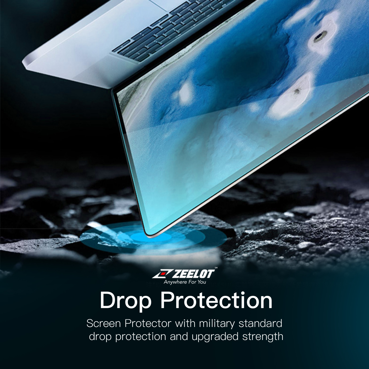 Miếng dán màn hình Zeelot PureShield Cho Các Dòng Macbook Air 13, MAcbook Pro 13, Pro 16 inch - Hàng chính hãng