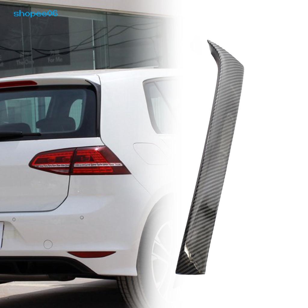 1 Cặp Cánh Gió Gắn Cửa Sổ Sau Xe Hơi Bằng Sợi Carbon Bền Bỉ Cho VW Golf 7 Station Wago 14-17