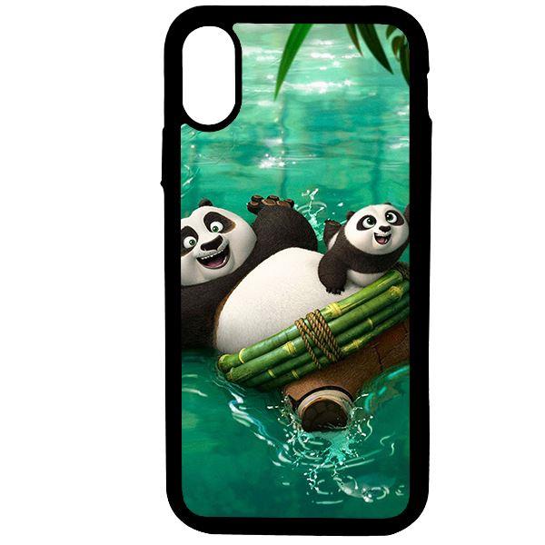 Ốp lưng dành cho điện thoại Iphone Xs Max PANDA Bơi