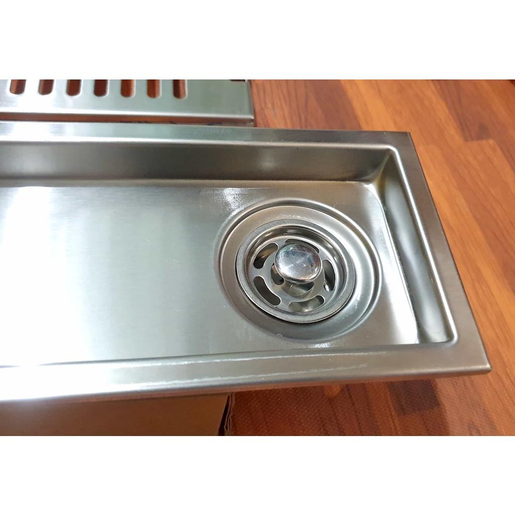 Ga thu sàn bằng inox loại dài 60cm và 30cm