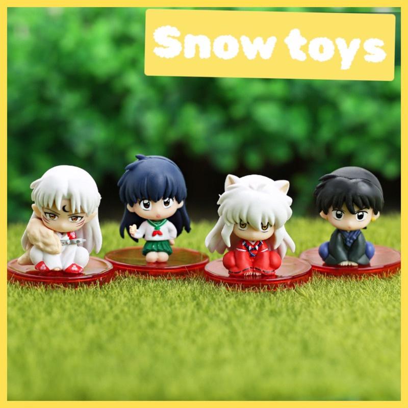 Mô hình InuYasha - Higurashi Kagome Miroku Sesshomaru - 4 nhân vật chính bán lẻ - Cao 5cm