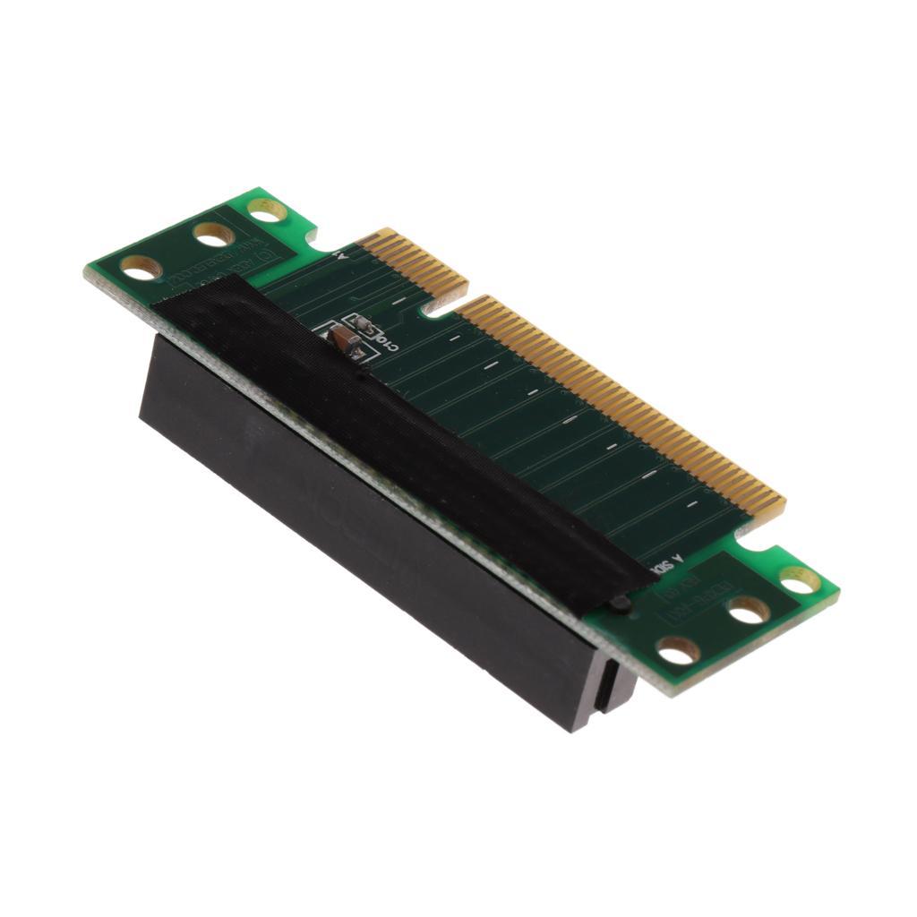 4Pcs PCIe 8X 90Degree Adapter Riser Card For 1U/2U Chassis