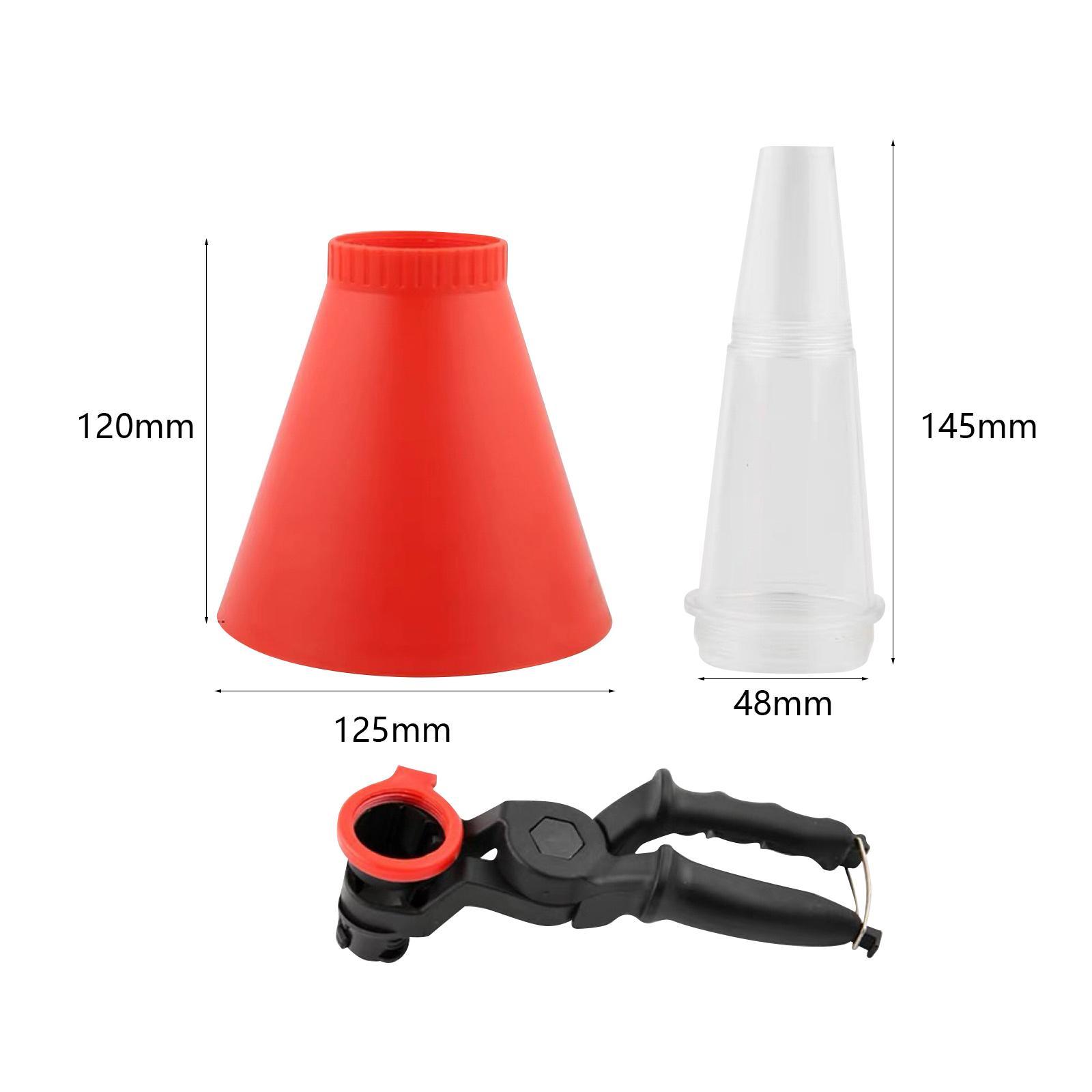 Engine Oil Funnel Oil Funnel Adapter Gasoline Funnels Filling Transfer Tool Clamp Hands Free Oil Funnel Automotive Fuel Funnel for Suvs