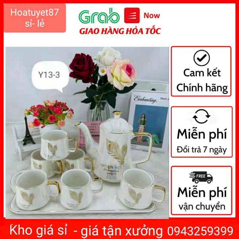 Bộ ấm chén dáng Minh Long cao cấp sang trọng, tinh tế - nhiều mẫu