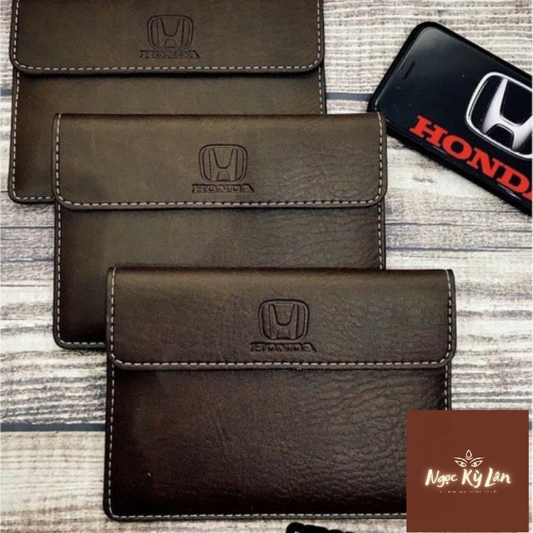 Ví Da Đựng Giấy Tờ Xe Hơi Tiện Dụng dập LOGO hãng xe