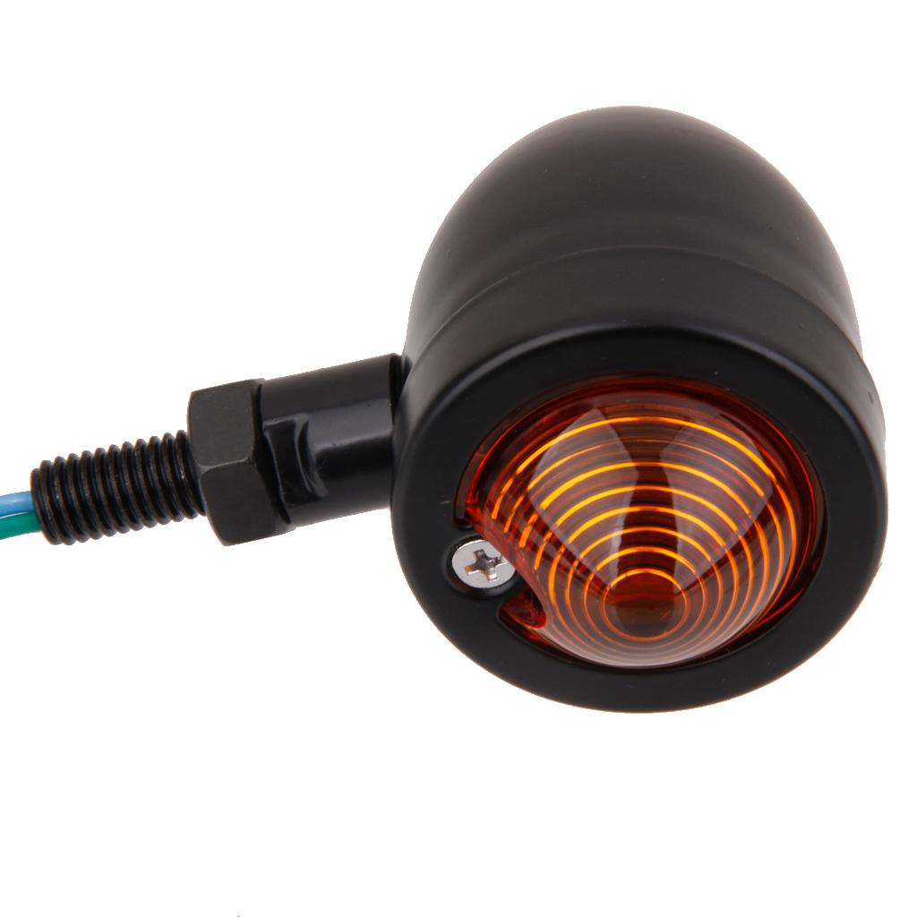 Motorcycle  Mini  Blinker Amber Indicator Light for