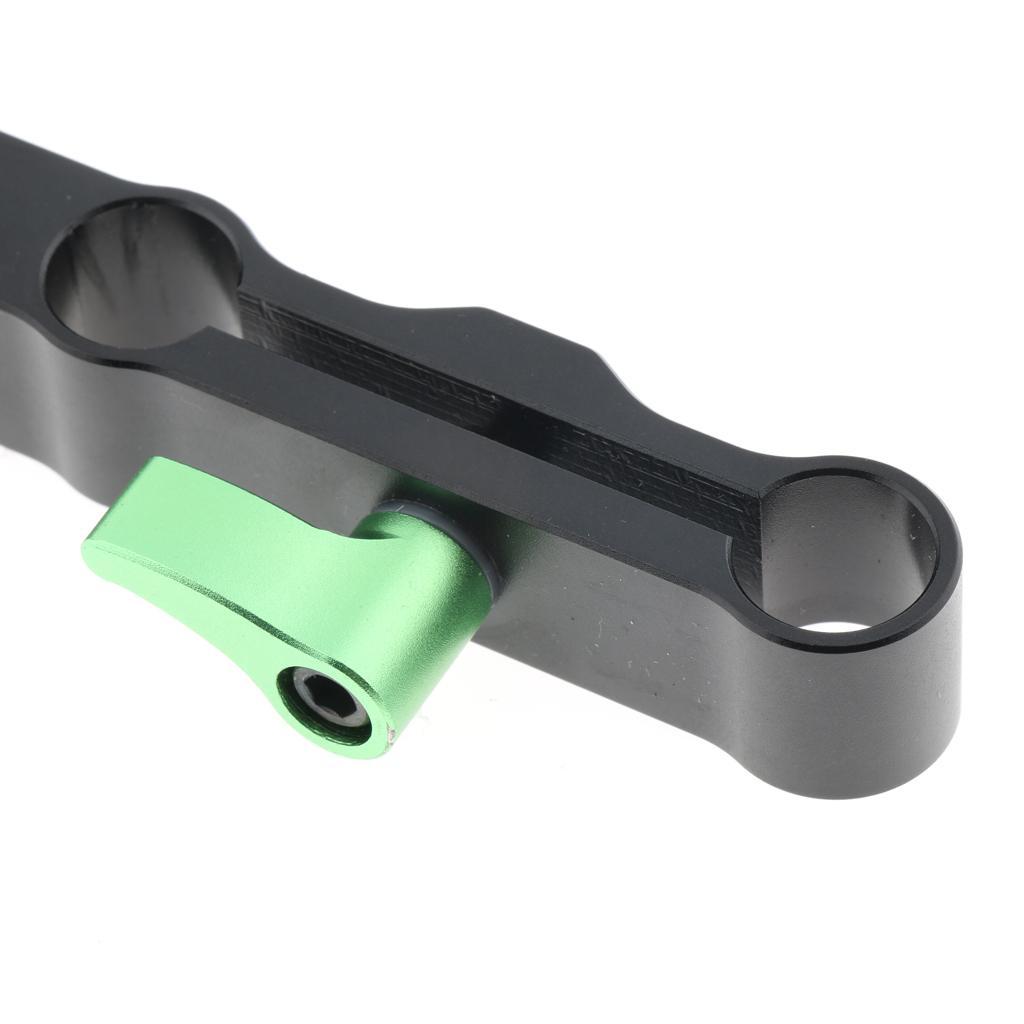 DSLR Rig    Support with 1/4" 3/8" Thread for 15mm  Black