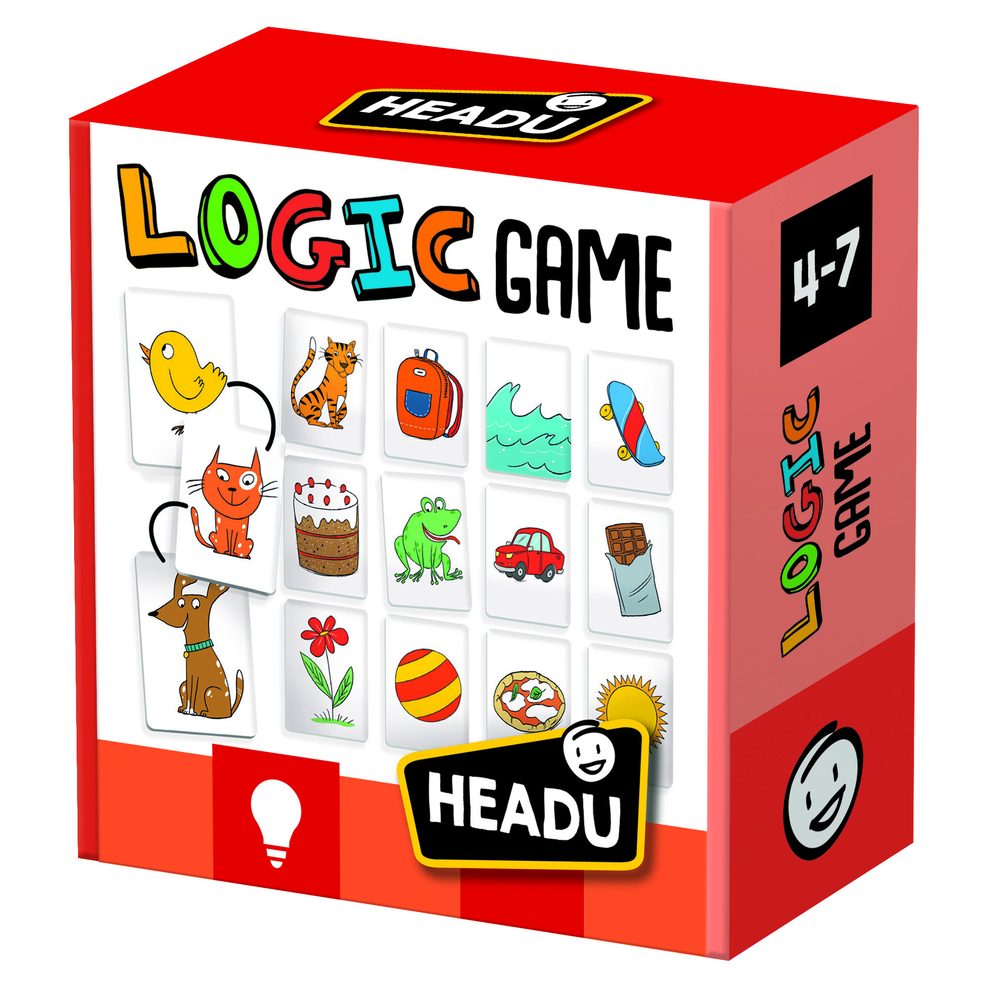 LOGIC GAME - Bộ thẻ chơi giúp phát triển trí thông minh Logic và tư duy lập luận cho trẻ từ 4-6 tuổi