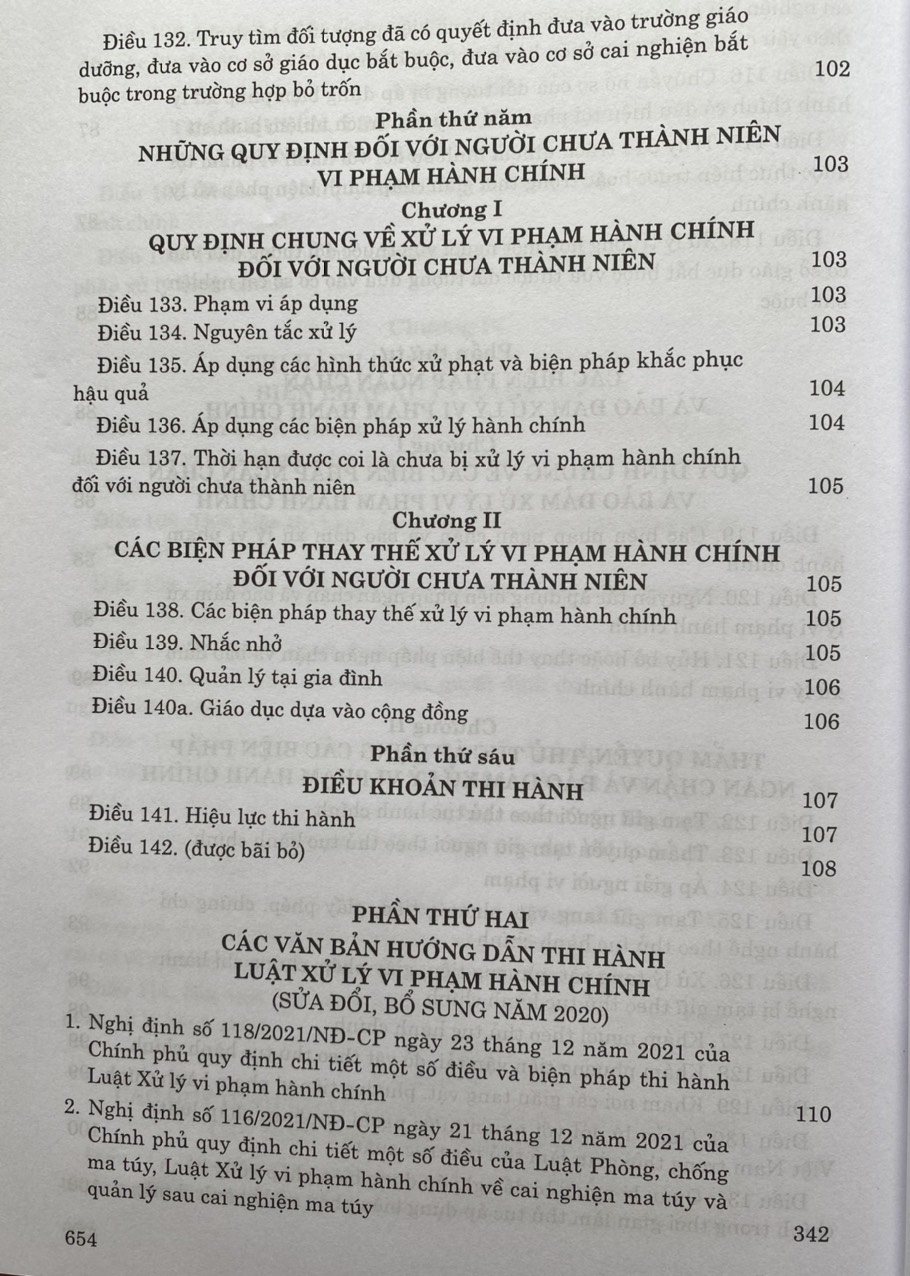 Luật Xử Lý Vi Phạm Hành Chính ( sửa đổi, bổ sung năm 2020) Và Các Văn Bản Hướng Dẫn Thi Hành