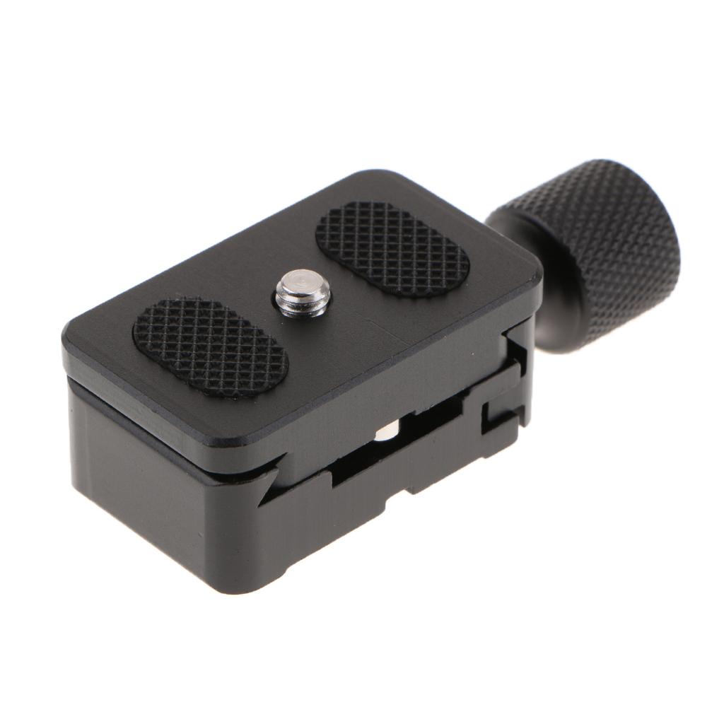 K30 Clamp+1/4'' Mount Quick Release Plate 30mm For Benro Arca Swiss Tripod - Black