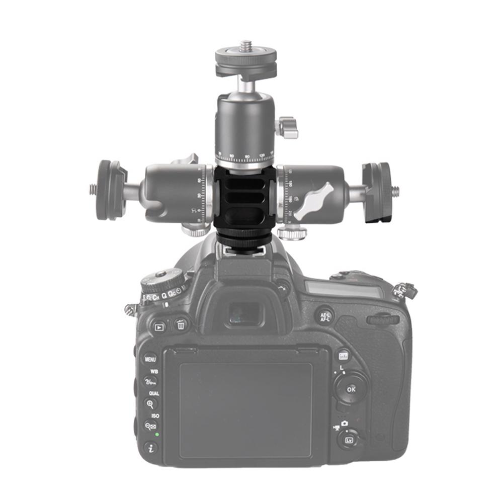 Bộ chuyển đổi giá đỡ máy ảnh bằng hợp kim nhôm đa năng với 4 giá gắn 1/4 inch