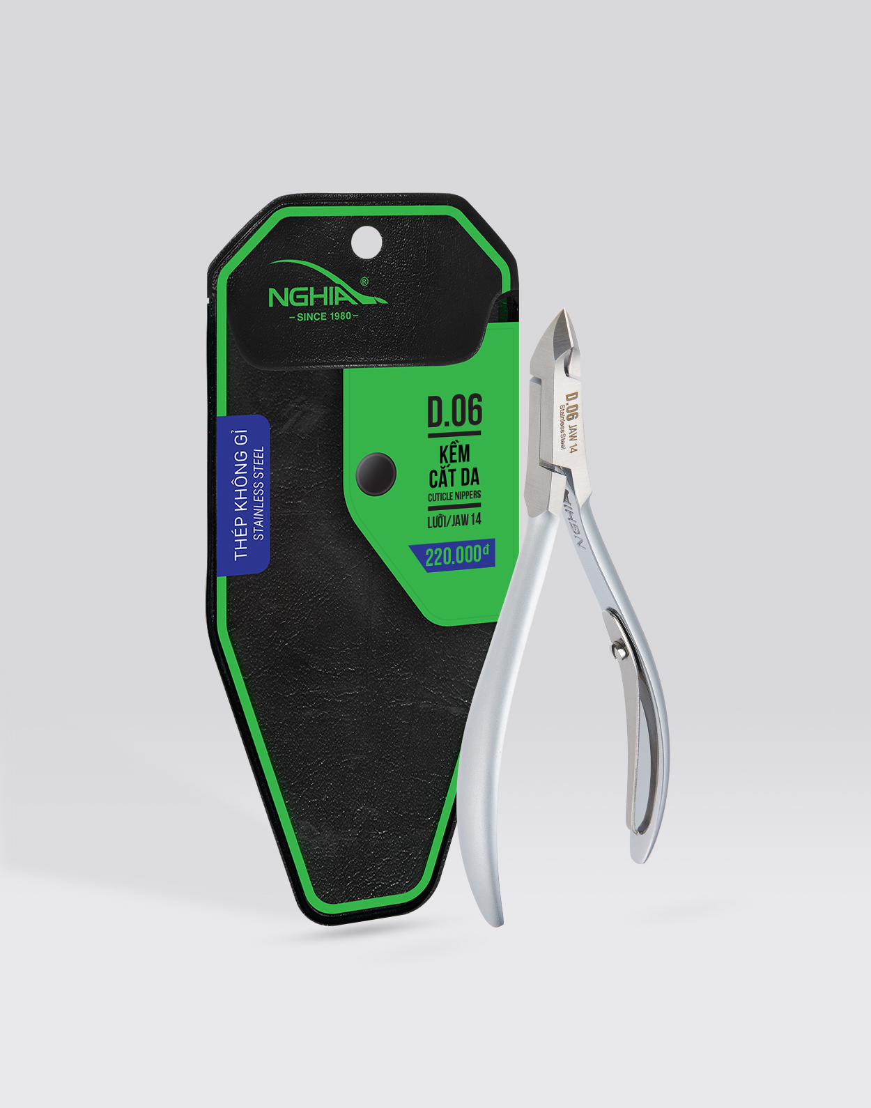 Kềm Cắt Da Thép Không Gỉ Kềm Nghĩa D-06(14)