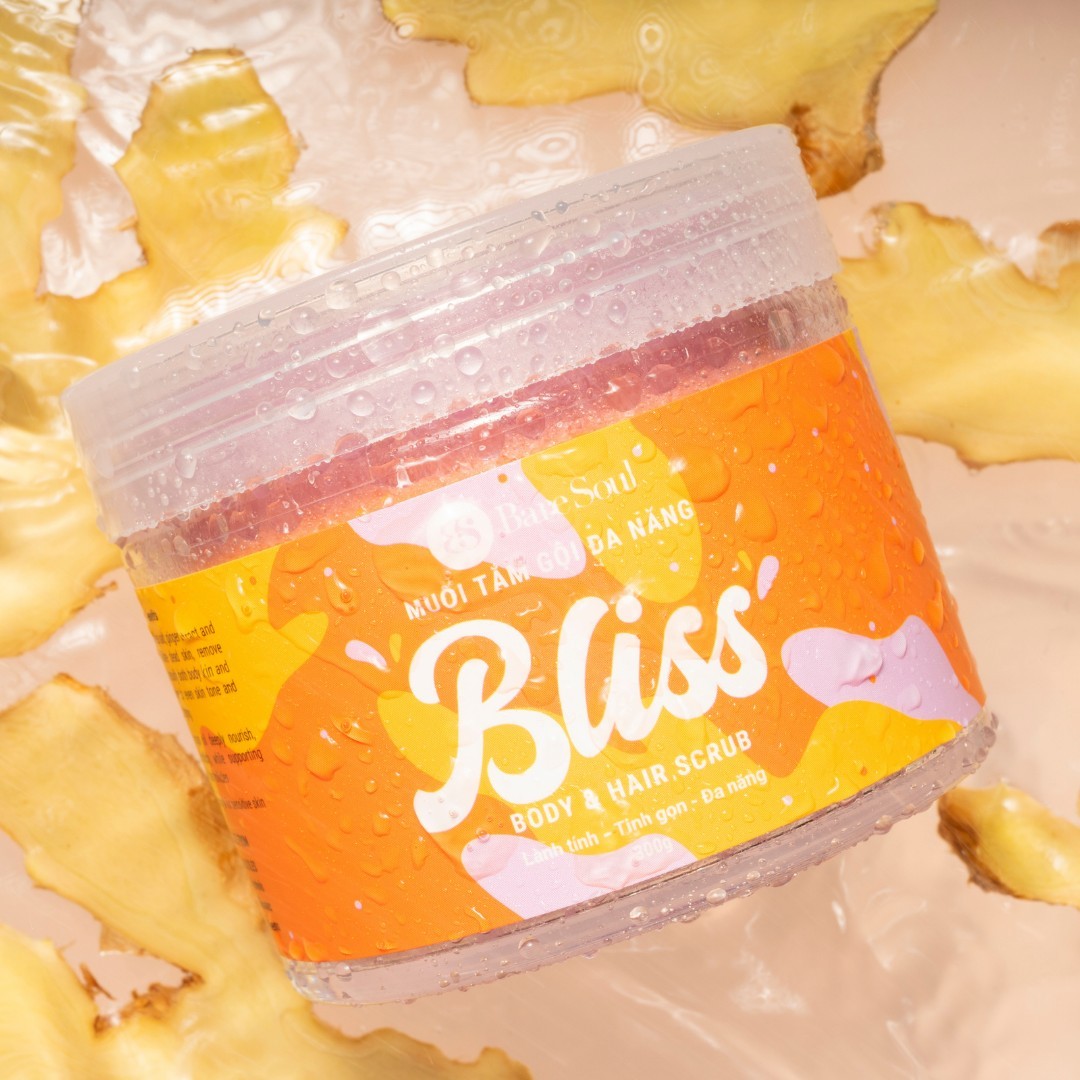 Muối tắm đa năng cho da đầu và cơ thể BLISS Body &amp; Hair scrub