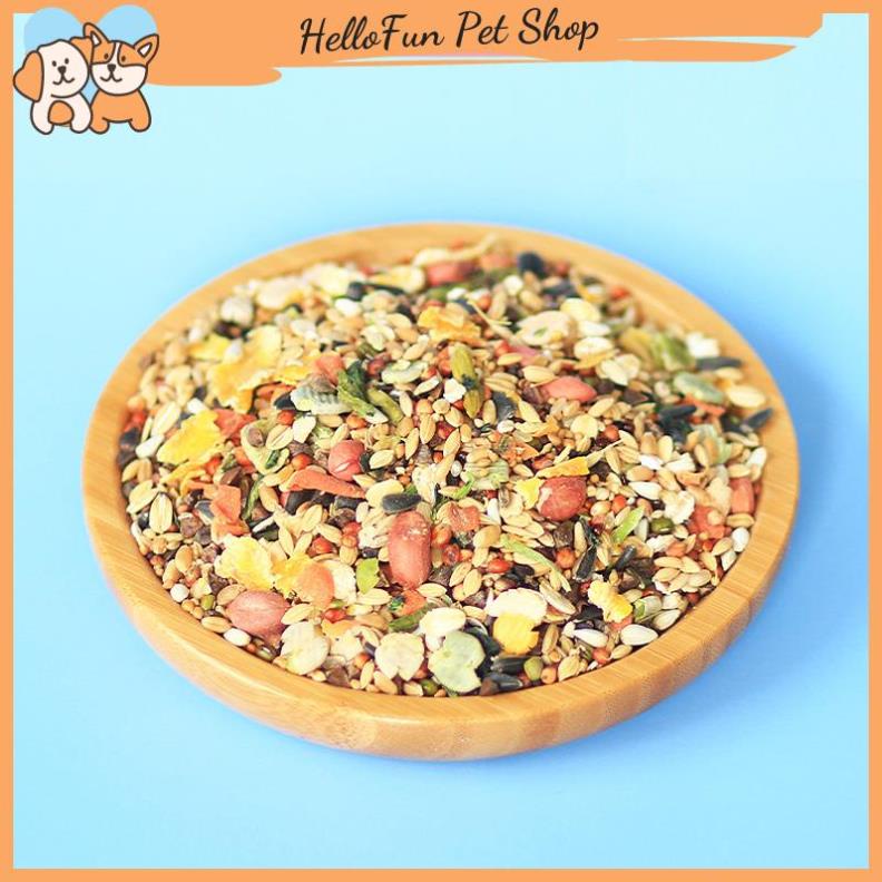Thức ăn cho hamster cao cấp, hỗn hợp ngũ cốc, rau củ quả và hải sản