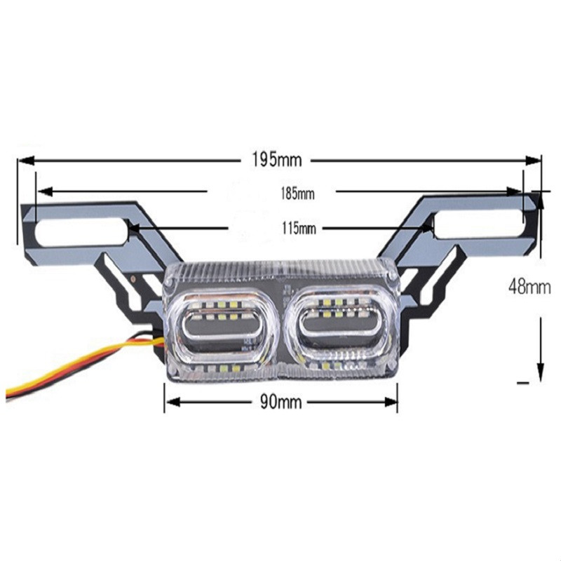 Bộ đèn led gắn biển số cho tất cả dòng xe máy