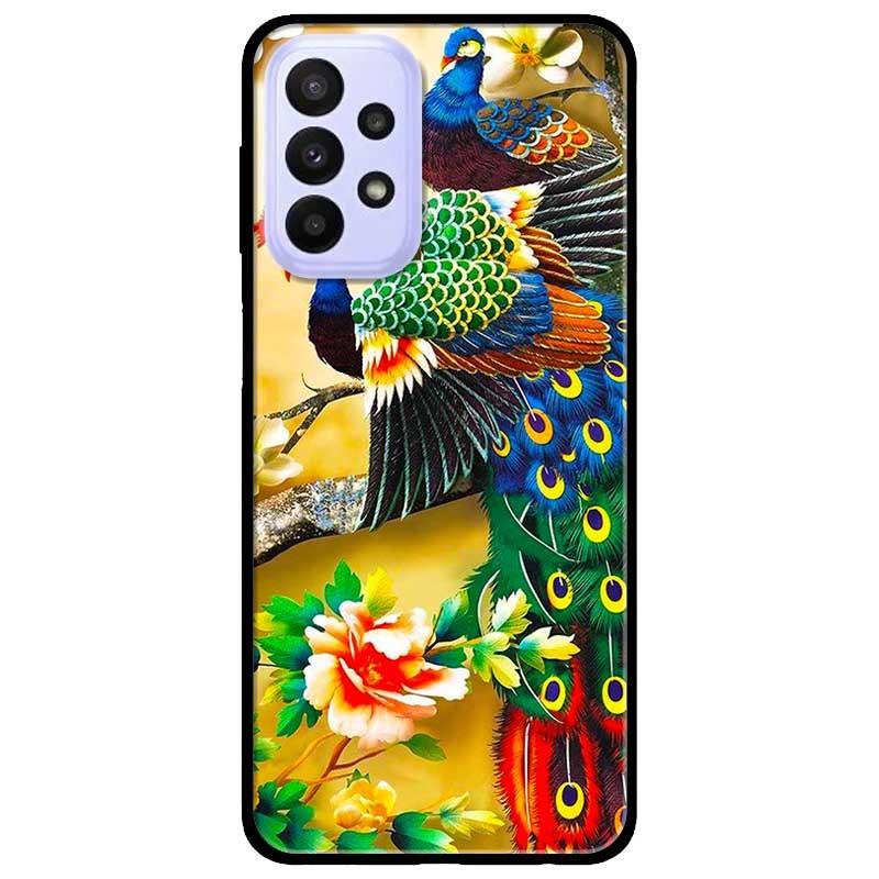Ốp lưng dành cho Samsung A23 4G - A53 5G - A73 mẫu Công Với Hoa