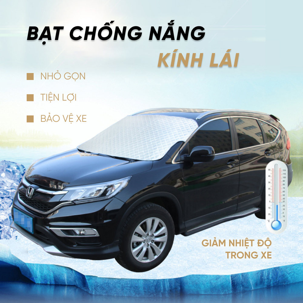 Bạt Che Nắng Kính Lái Xe Ô Tô Cao Cấp | Bạt Che Nắng Kính Lái Sử Dụng Chất Liệu Cao Cấp Chống Tia UV, Bảo Vệ Taplo Xe Hiệu Quả