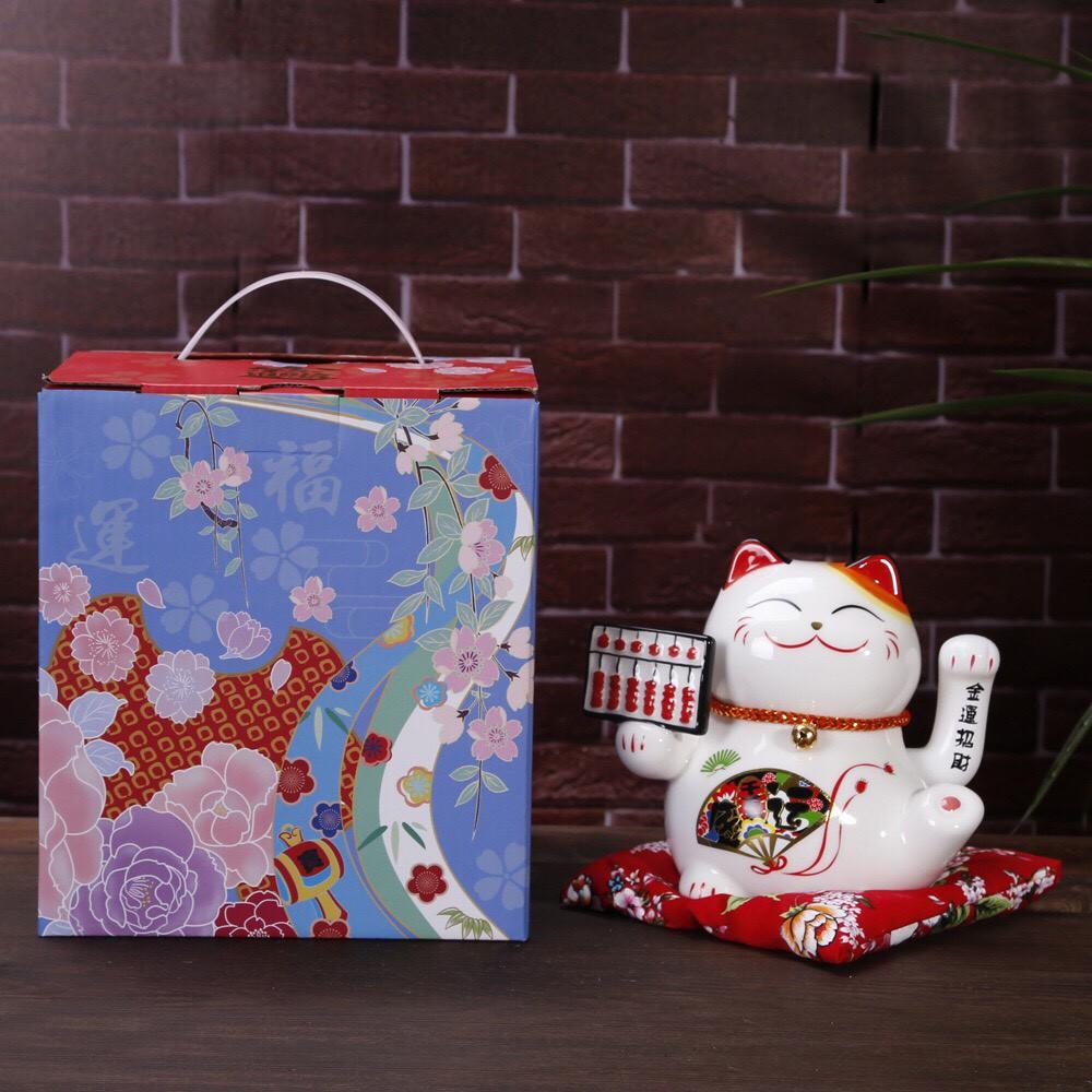 Mèo thần tài vẫy tay-Mèo tài lộc giá rẻ (16-20cm) Mèo may mắn Nhật Bản