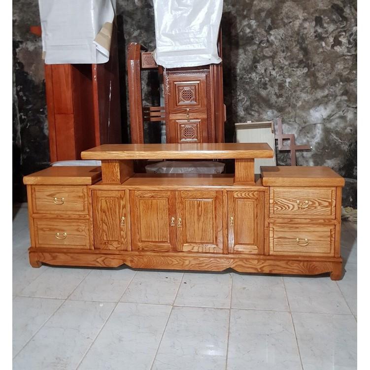 Kệ tivi Mặt Mâm gỗ Sồi Nga