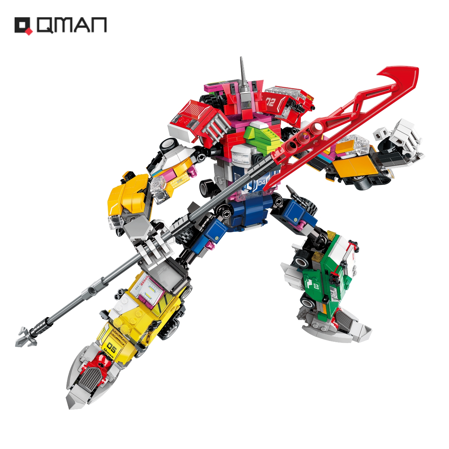 Đồ Chơi Xếp Hình, Lắp Ráp Qman 41109 - Robot Thành Phố