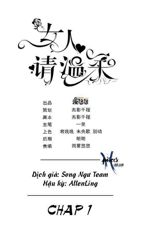 nữ nhân xin nhẹ nhàng chapter 1 2