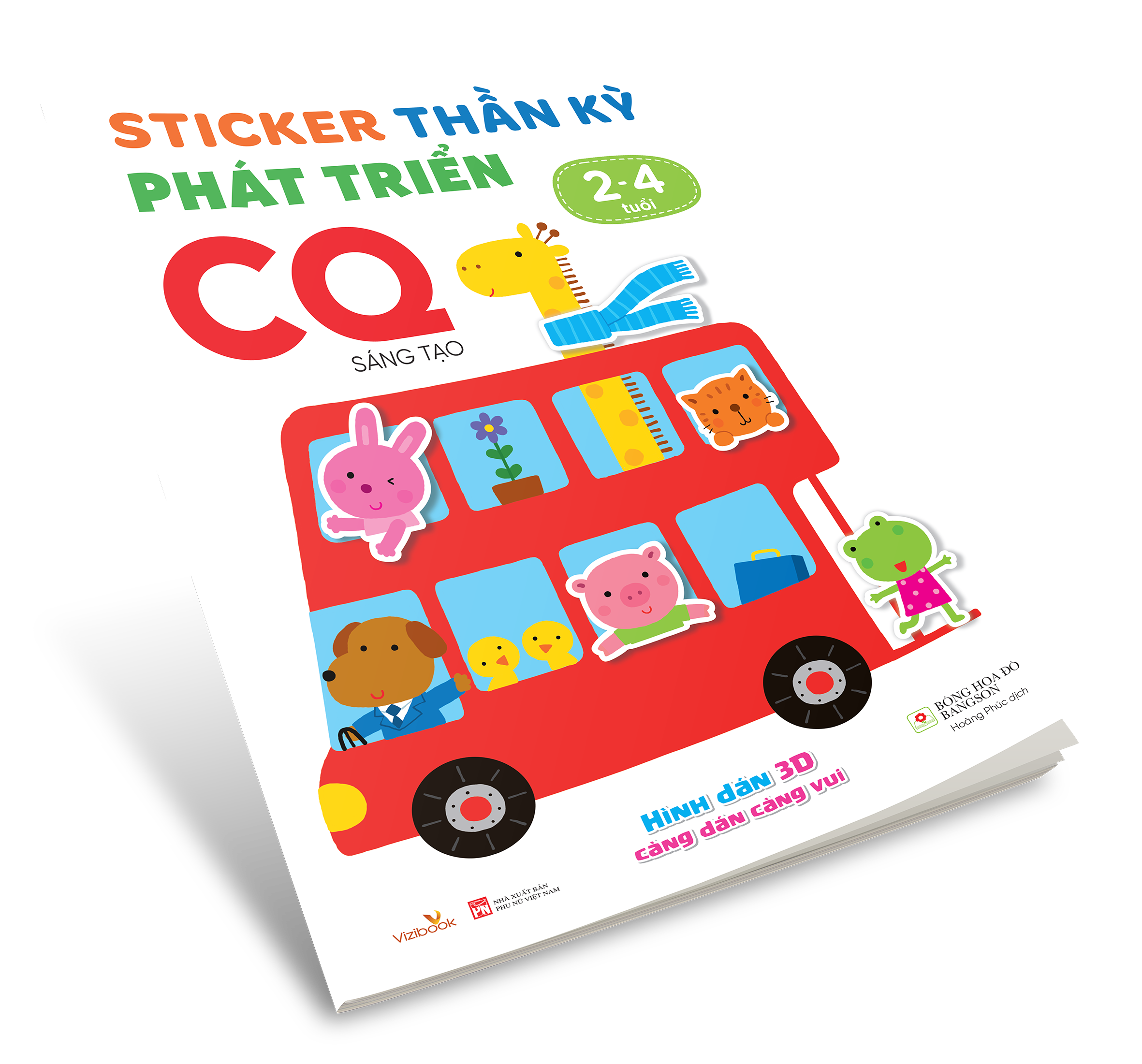 STICKER THẦN KỲ PHÁT TRIỂN (2-4 TUỔI) - COMBO 3 CUỐN