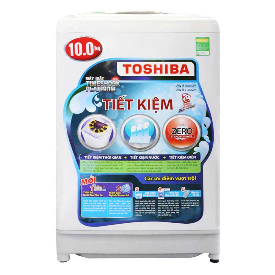 Máy Giặt Cửa Trên Toshiba AW-B1100GV (10.0 Kg) - Hàng Chính Hãng