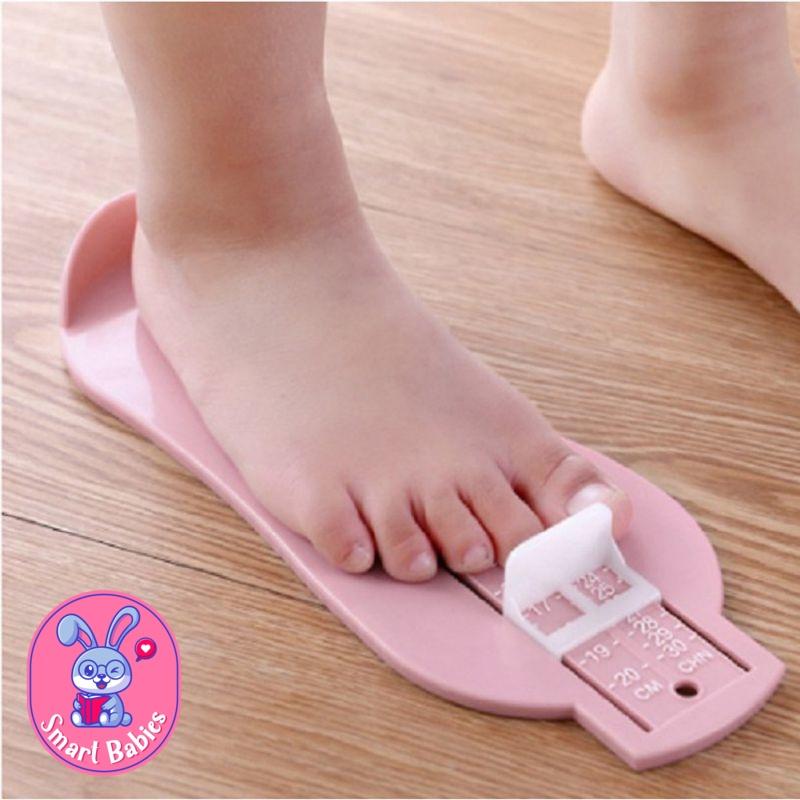 Thước đo chiều dài bàn chân kích cỡ giày cho bé 0-8 tuổi, Tấm đo kích thước chân cho trẻ