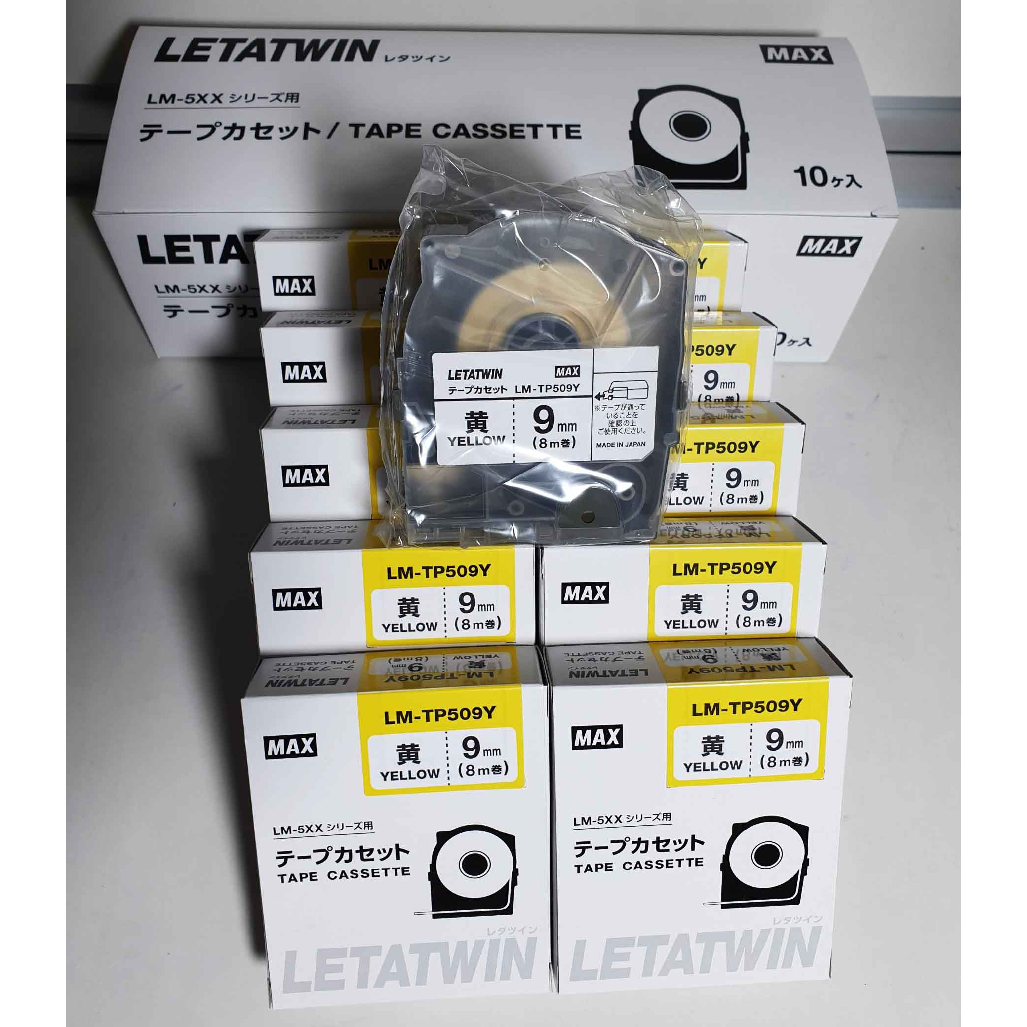 Tape in màu vàng LM-TP509Y dùng cho máy in đầu cốt LM-550