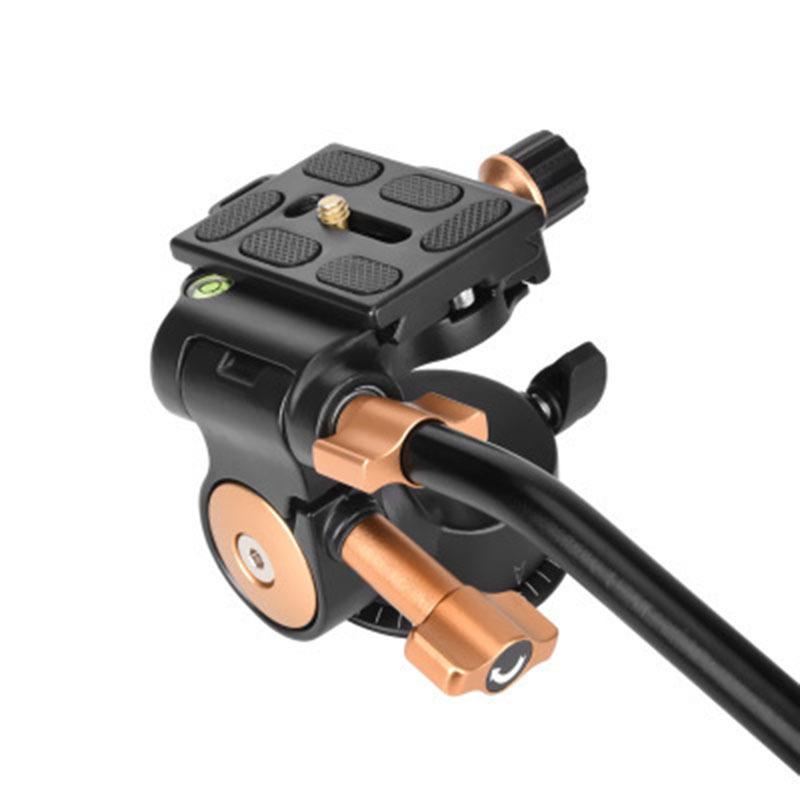 Phong cách mới nhất của thời đại đầy ánh sáng Q08S đầu ba chiều tay cầm đơn giảm chấn kim loại đầu chân máy ảnh đầu máy ảnh chụp ảnh