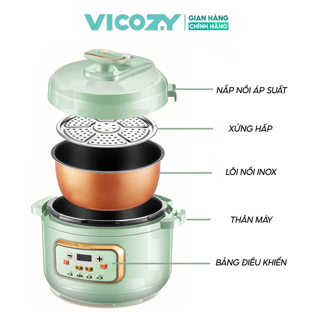 Nồi áp suất điện đa năng Vicozy Magic Cooking Pot - Hàng chính hãng