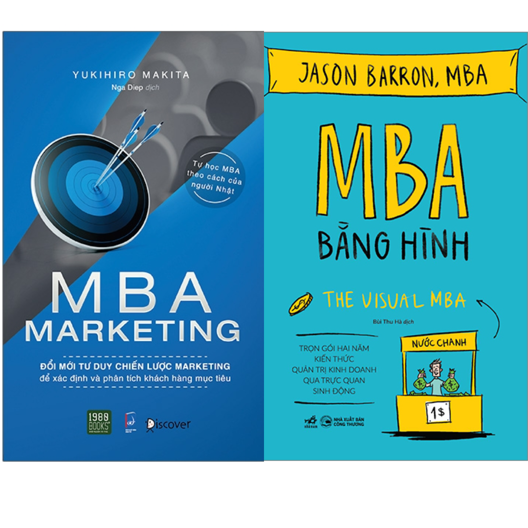 Combo Cẩm Nang Marketing Cho Mọi Người: MBA Marketing+MBA Bằng Hình - The Usual MBA