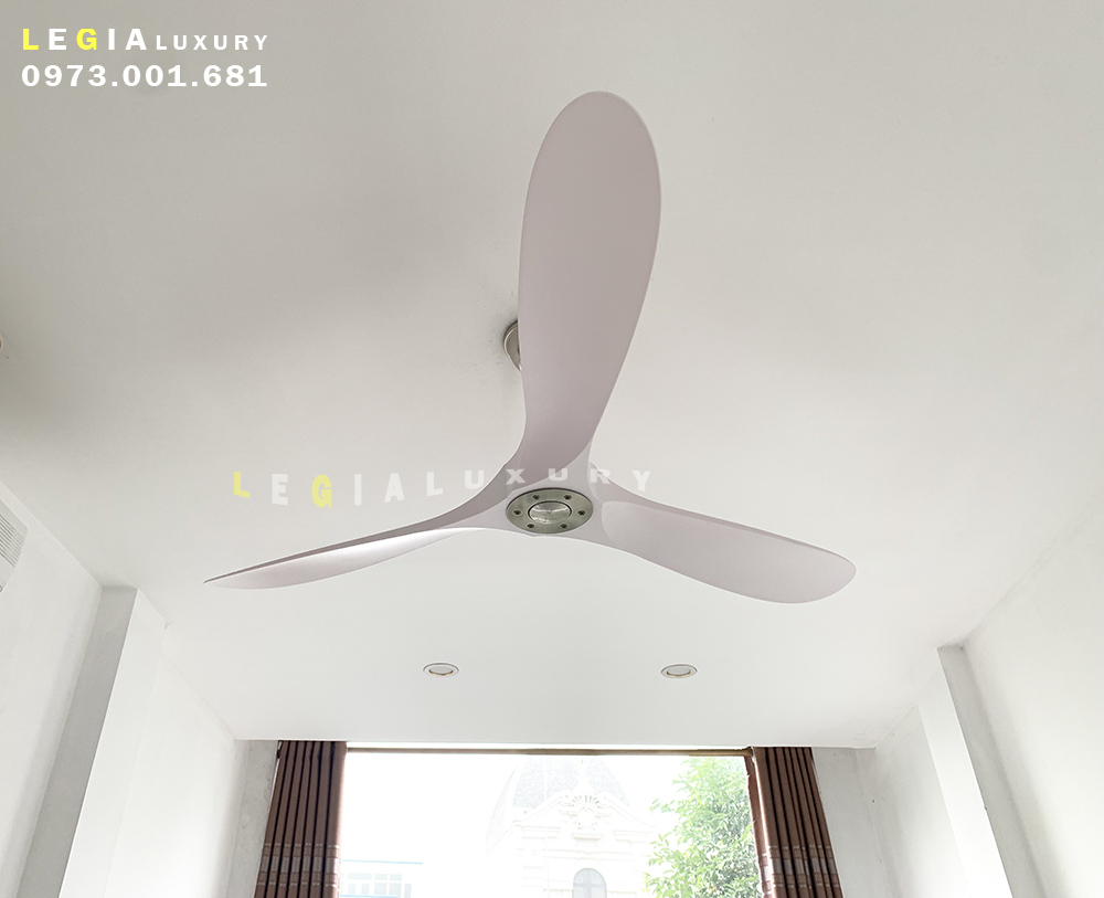 Quạt Trần Hiện Đại Gió Mạnh Lê Gia LGFAN713T - Chiều Cao 25cm - Sải Cánh 155cm - Bảo Hành 5 Năm