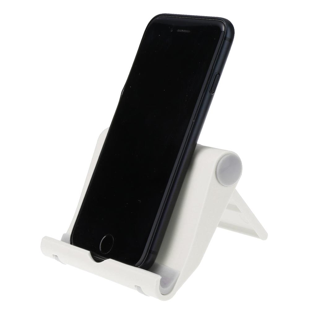 Universal Lazy Phone Bracket Tablet Holder Portable Plastic For iPhone,White