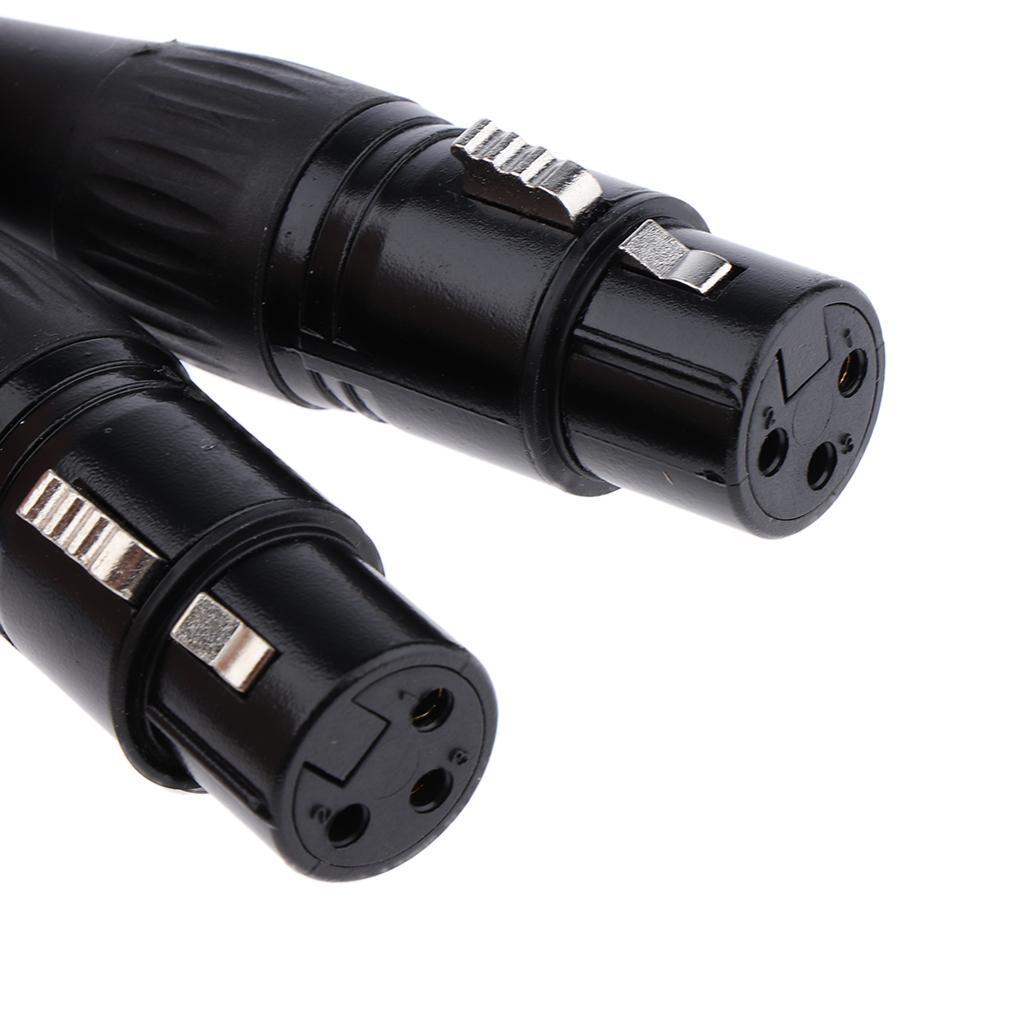 Dual Female XLR to RCA Cable, Heavy Duty 2 XLR Female to 2 RCA Male HIFI Stereo