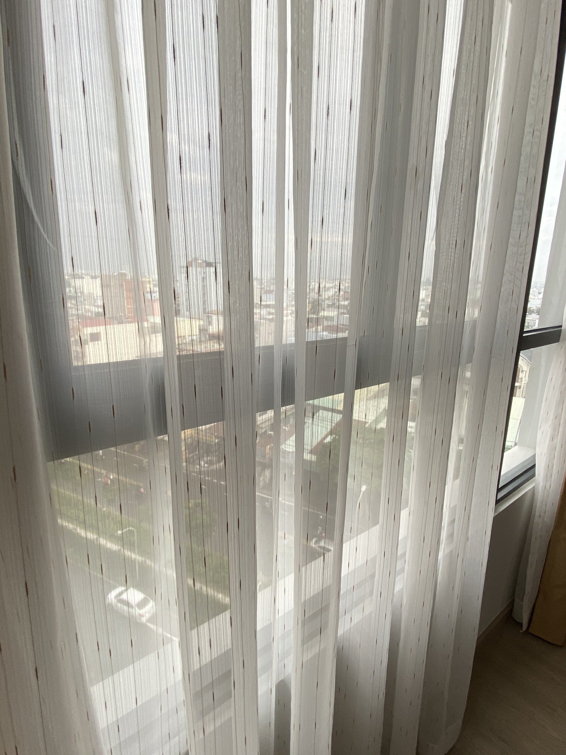 [RÈM VOAN] Rèm cửa sổ rèm vải VOAN KIM TUYẾN VÀNG- rèm lót trang trí spa (cắt chiều cao miễn phí)