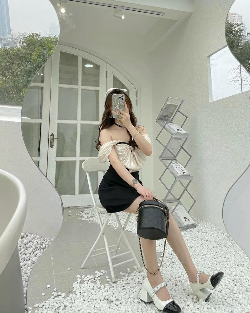 ĐẦM NƠ NGỰC VOAN TƠ ÓNG 13290