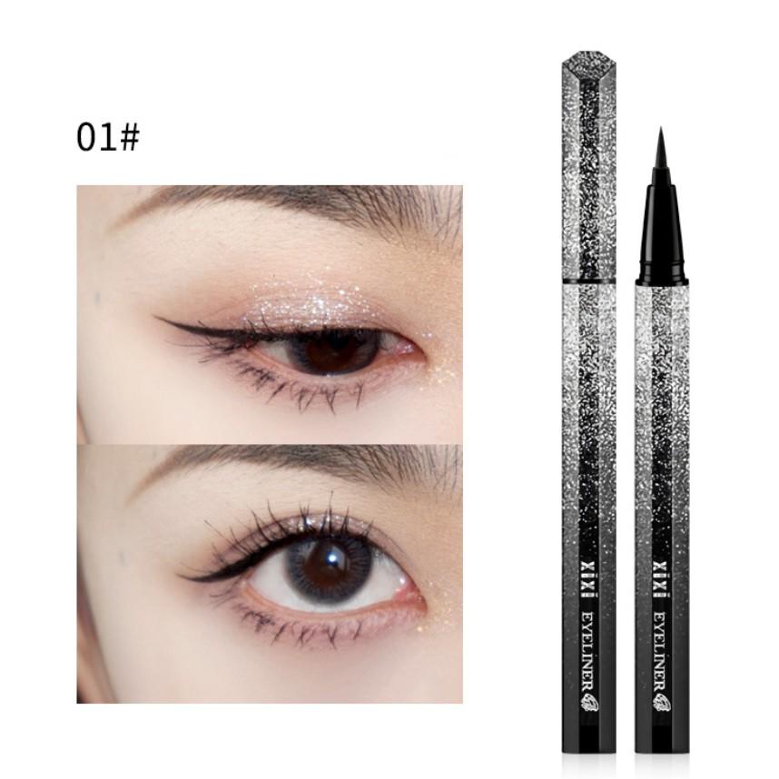 Bút kẻ mắt nước kim tuyến Xixi không trôi Waterproof Liquid Eyeliner Pen 1.2ml