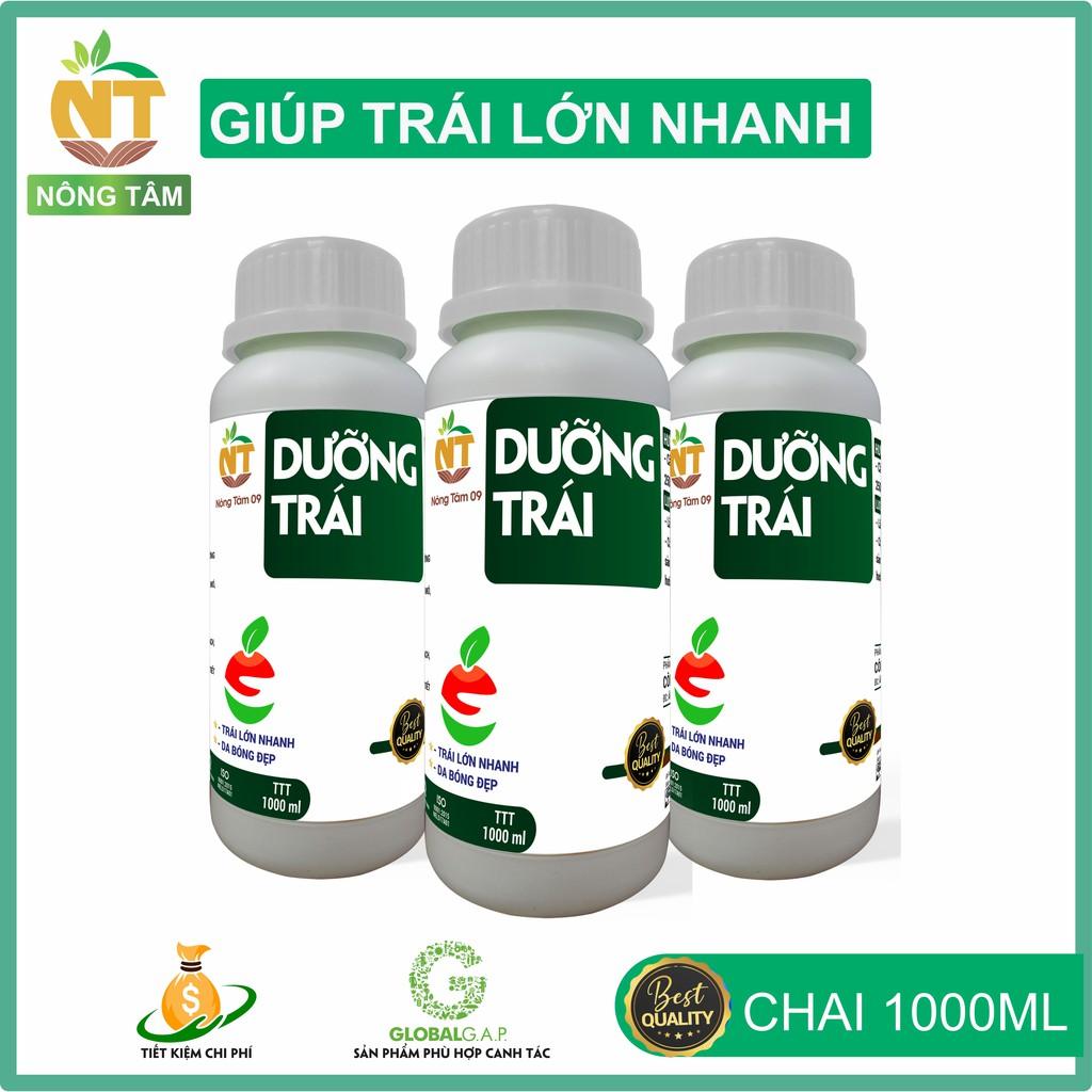 Phân bón lá siêu dưỡng trái, kích ra hoa, chống rụng trái chuyên dùng cho rau màu, cây ăn quả, chai 1000ml