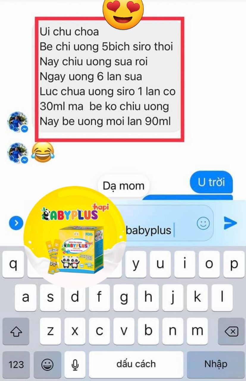 5 HỘP SIRO ĂN NGON BABYPLUS