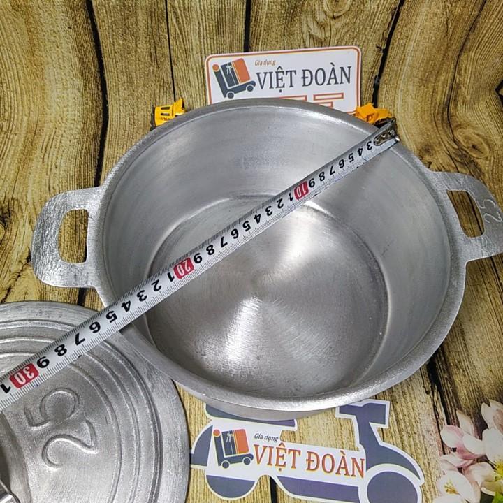 Nồi Gang đúc NGUYÊN KHỐI nấu CƠM SIÊU NGON đậm chất TRUYỀN THỐNG Size 21cm - 25cm. Dụng cụ nhà bếp nấu cơm