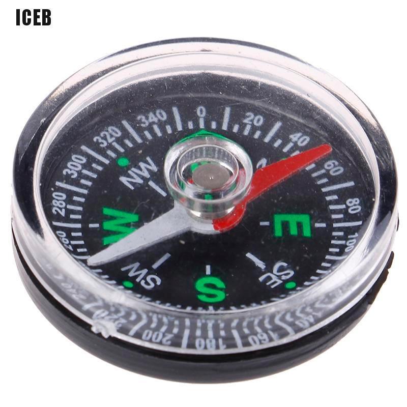iceb 30mm Mini Compass Camping Hiking Outdoor Travel Navigation Wild Survival Tool
