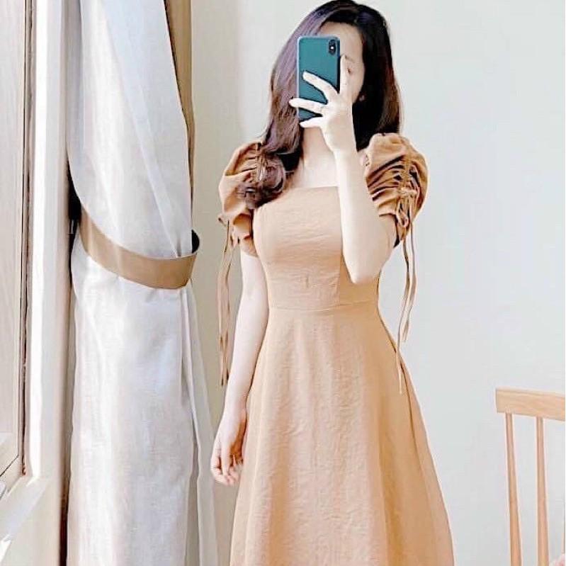 Đầm Suông Nhiều Màu Tay Rút